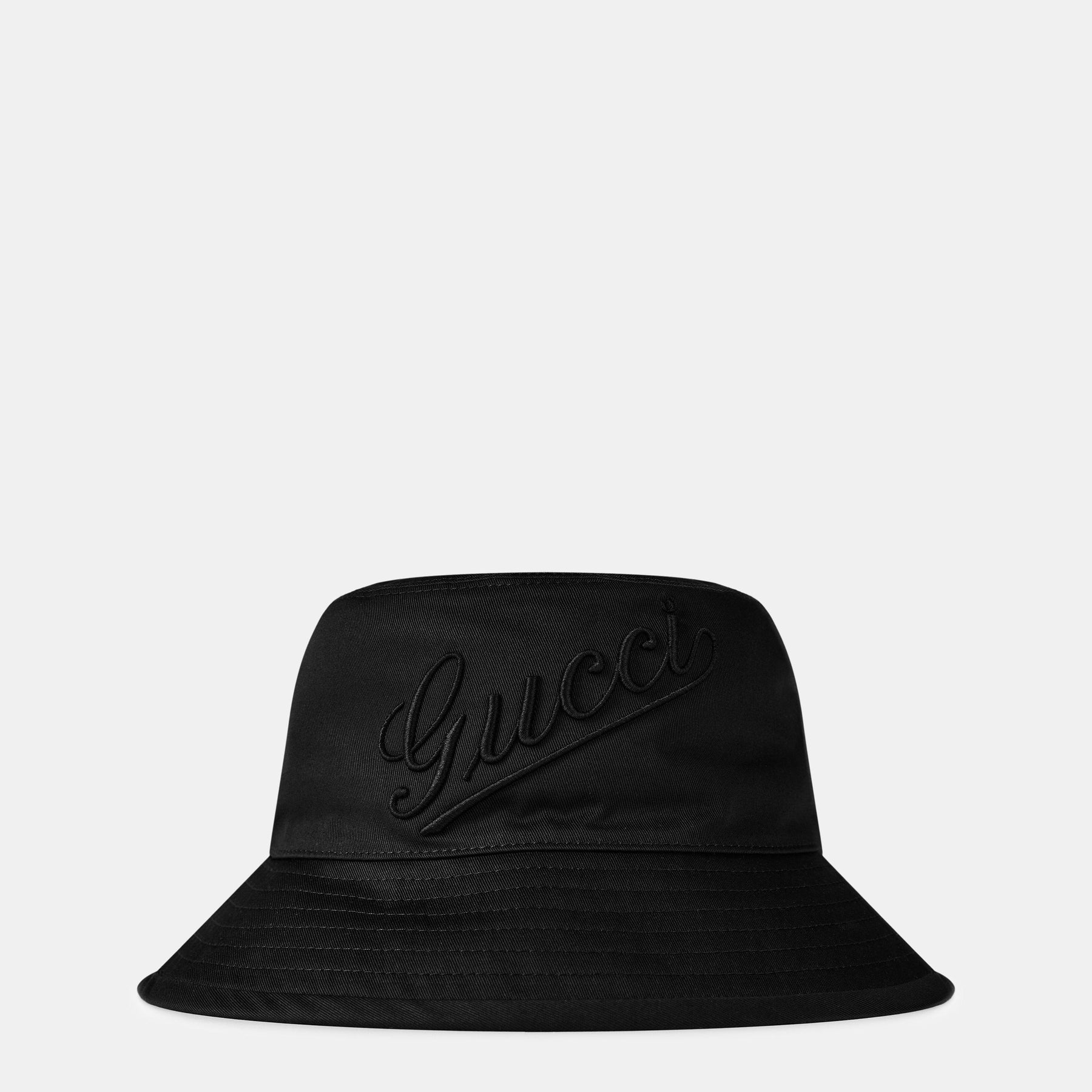Embroidered Script Bucket Hat