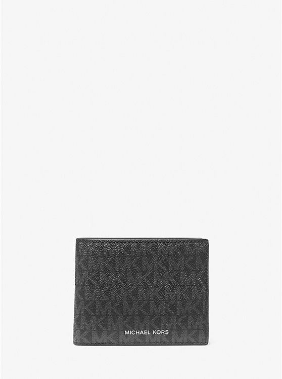 Michael Kors Harrison Logo Billfold Wallet With Passcase - Wallets | Shop From The Mirage
