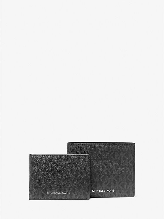 Michael Kors Harrison Logo Billfold Wallet With Passcase - Wallets | Shop From The Mirage