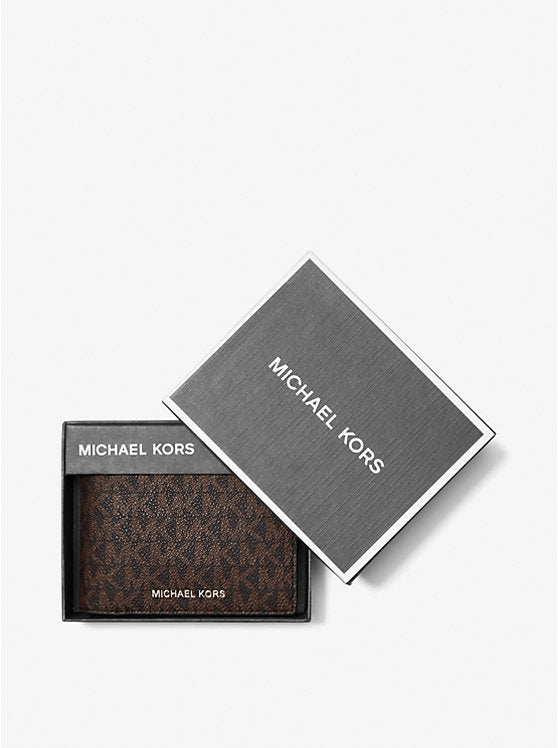 Michael Kors Harrison Logo Billfold Wallet With Passcase - Wallets | Shop From The Mirage