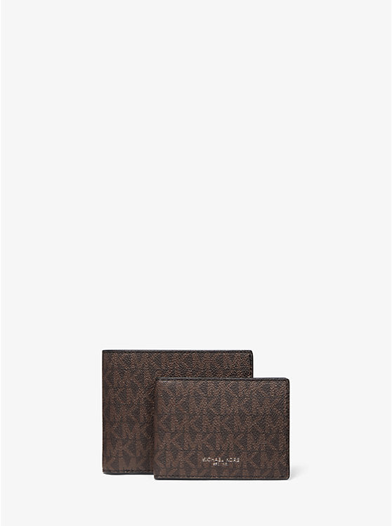 Michael Kors Harrison Logo Billfold Wallet With Passcase - Wallets | Shop From The Mirage