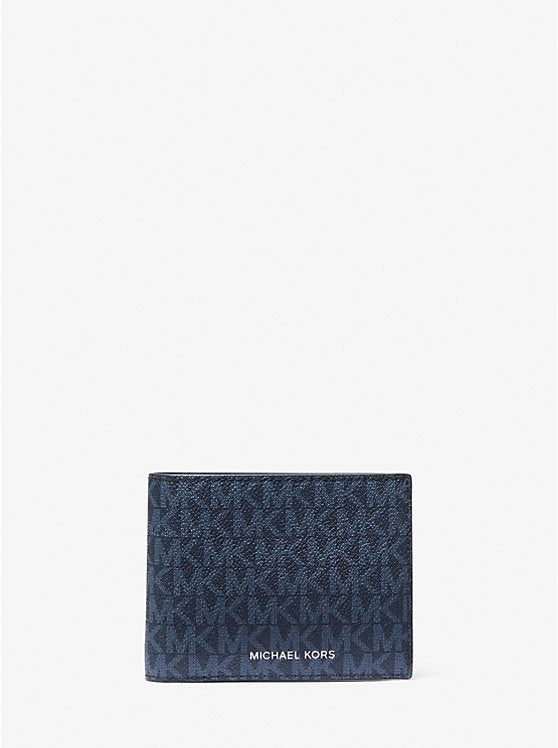 Michael Kors Harrison Logo Billfold Wallet With Passcase - Wallets | Shop From The Mirage