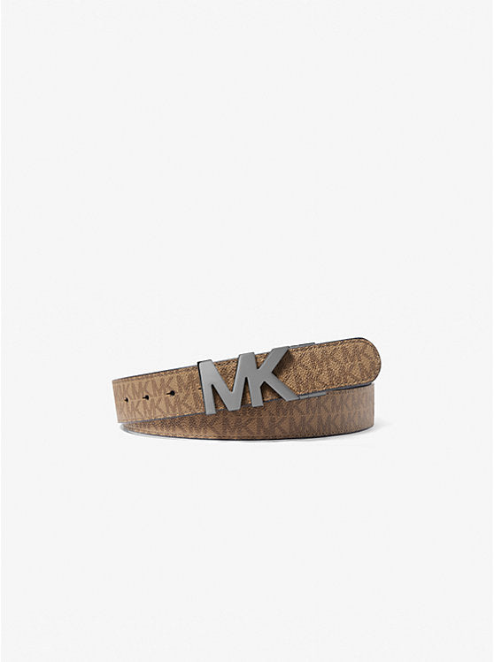Michael Kors Reversible Logo Buckle Belt - Belts | Shop From The Mirage