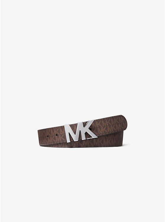 Michael Kors Reversible Logo Buckle Belt - Belts | Shop From The Mirage