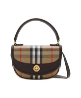 Brown Foldover Shoulder Bag