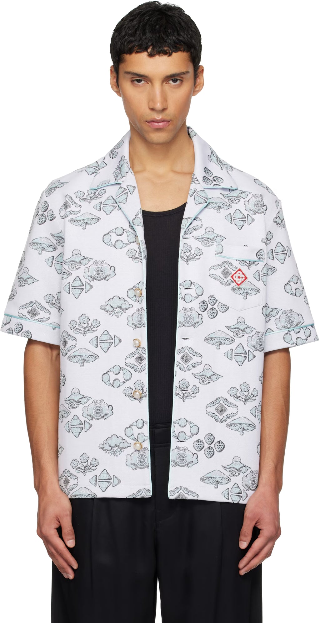 Off-White Jacquard Shirt