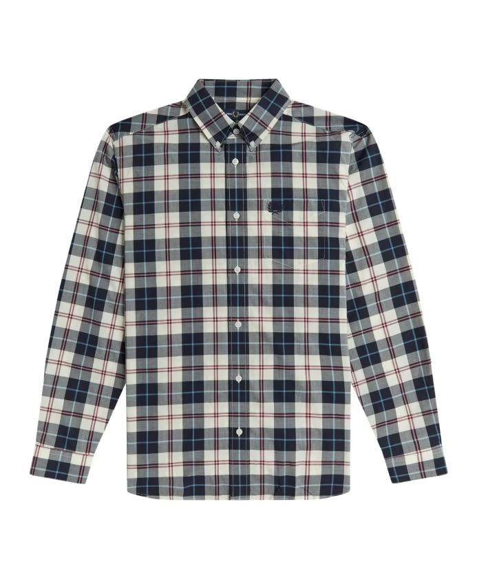 Fred Perry Classic Tartan Button-Up Shirt
