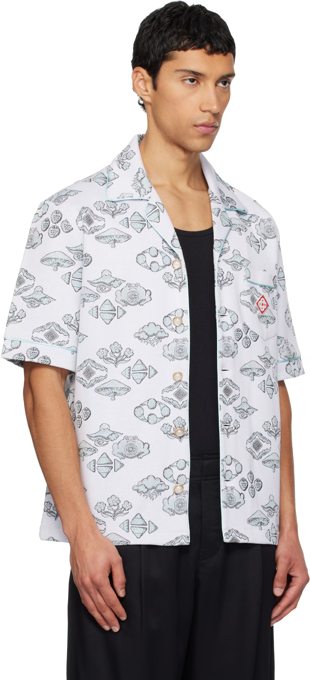 Off-White Jacquard Shirt
