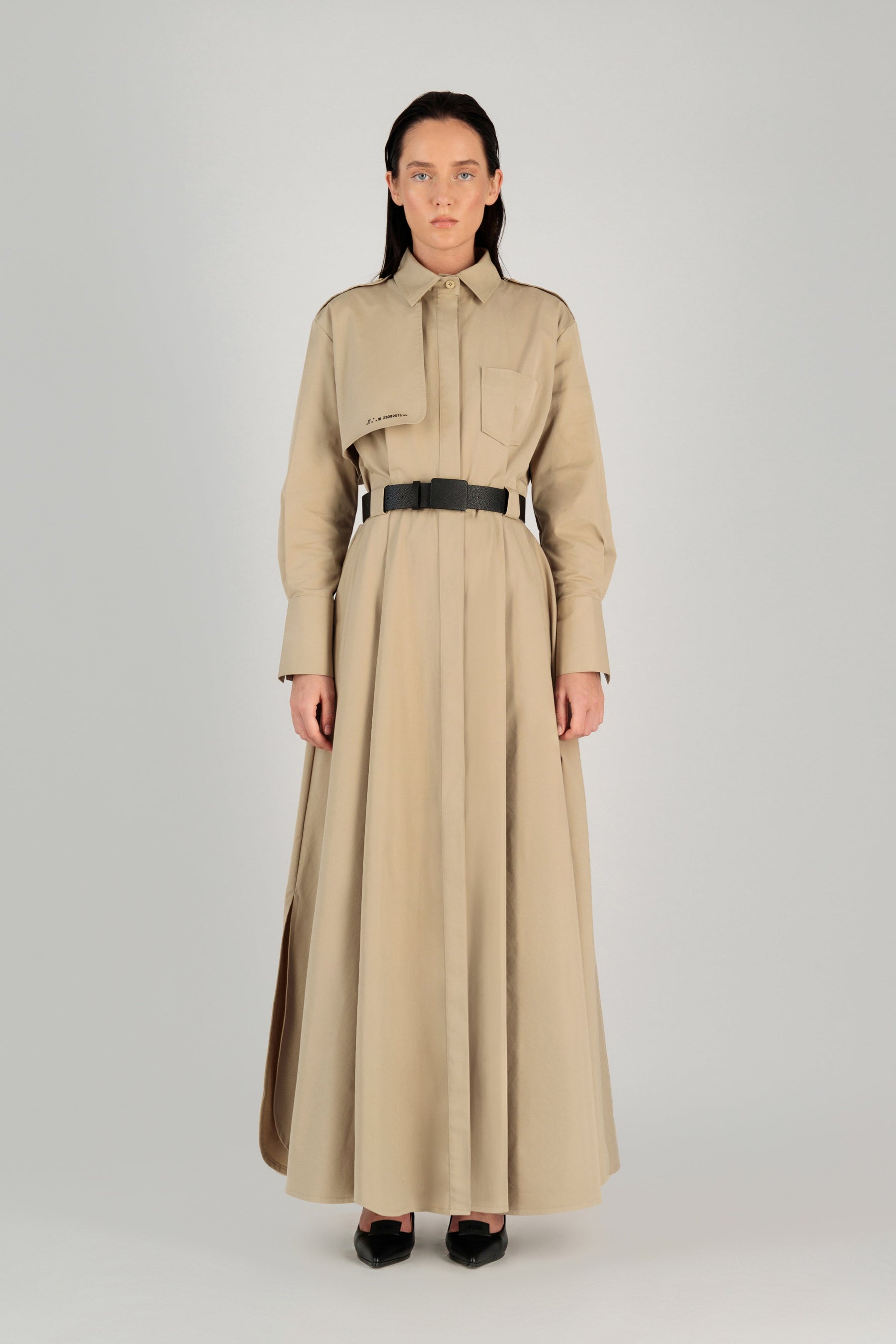 [PRE-ORDER] TRENCH MAXI DRESS