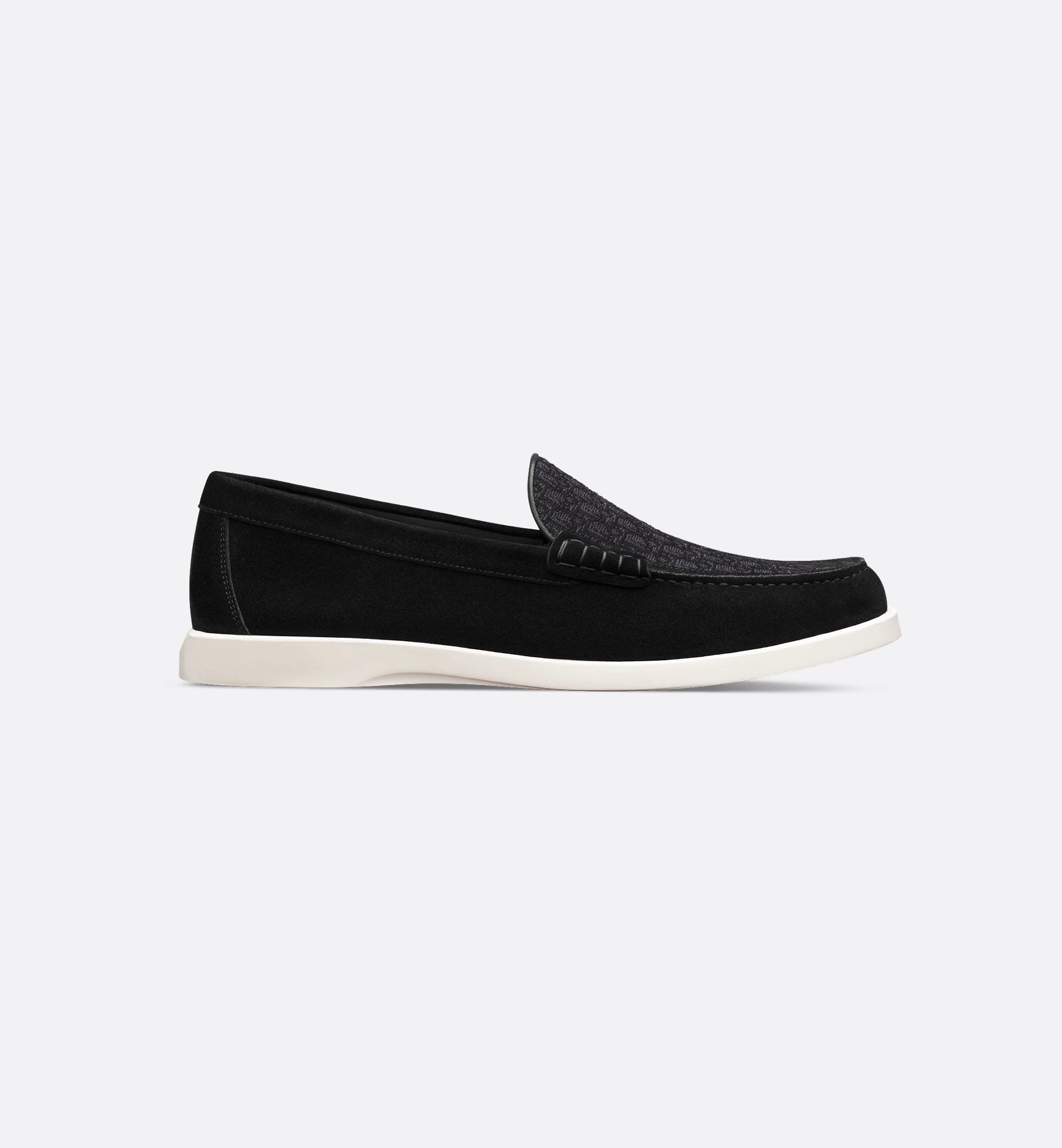 Dior Oblique Suede Loafers – Black