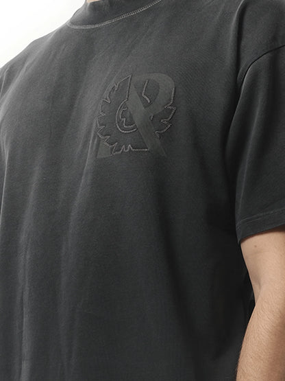 Represent X Belstaff Outline Pheonix T-Shirt in Shadow