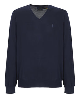 Ralph Lauren Washable Wool V-Neck Sweater