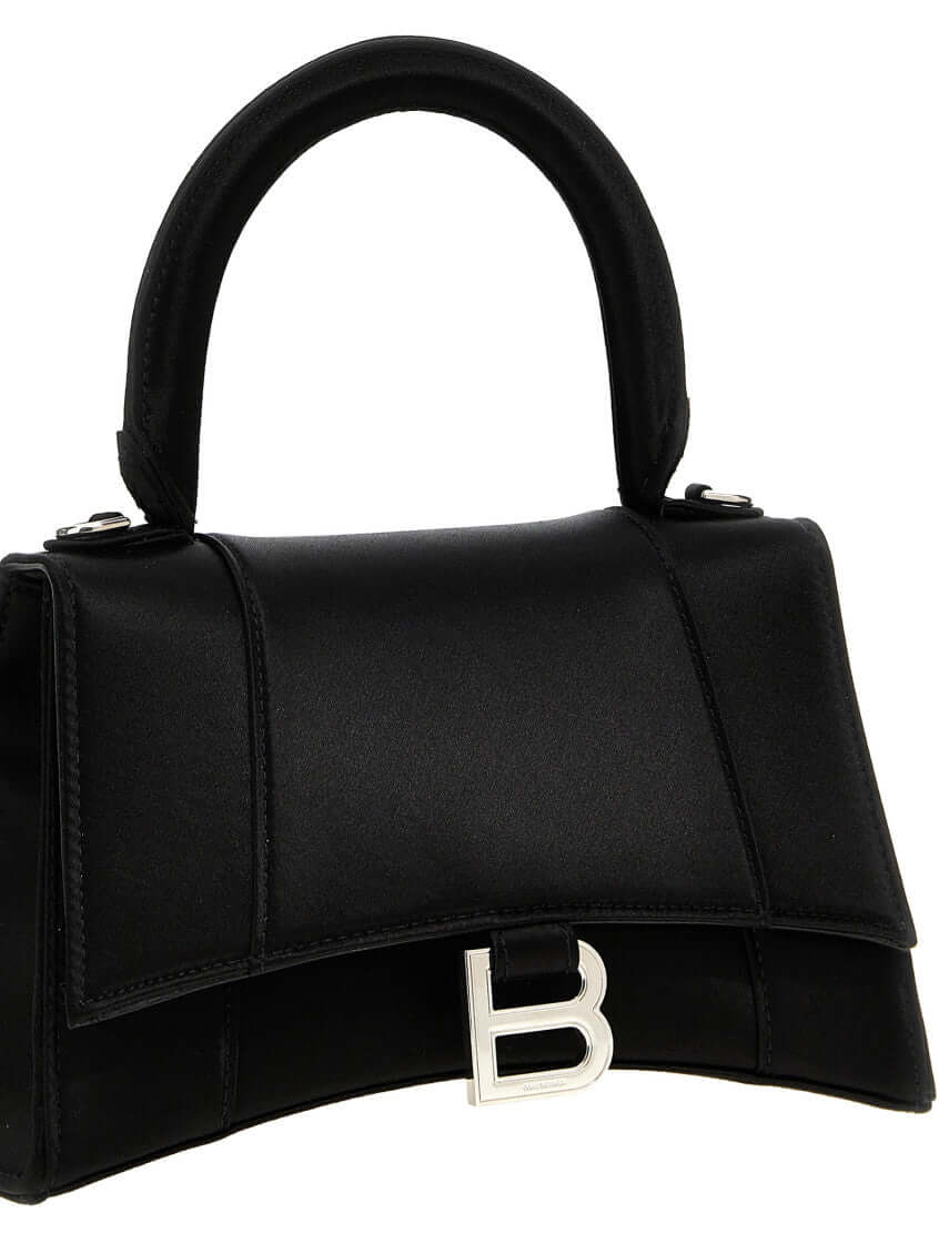 Balenciaga Black Hourglass S Handbag - Size: One Size Bags | Shop From The Mirage