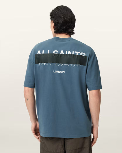 Redact Oversized Embroidered Logo T-Shirt