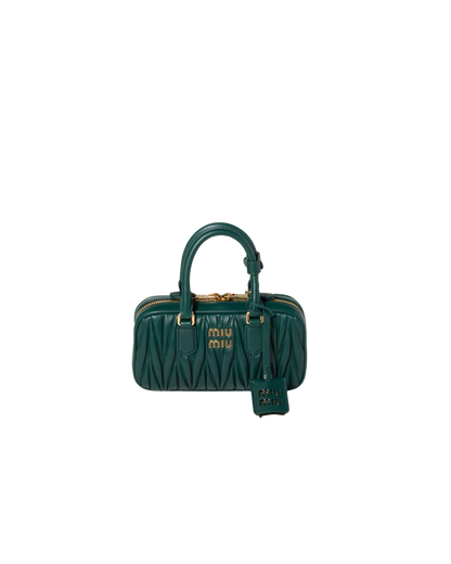 Arcadie matelassé nappa leather mini-bag