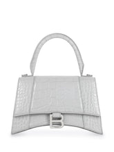 Grey Hourglass Small Satchel Bag