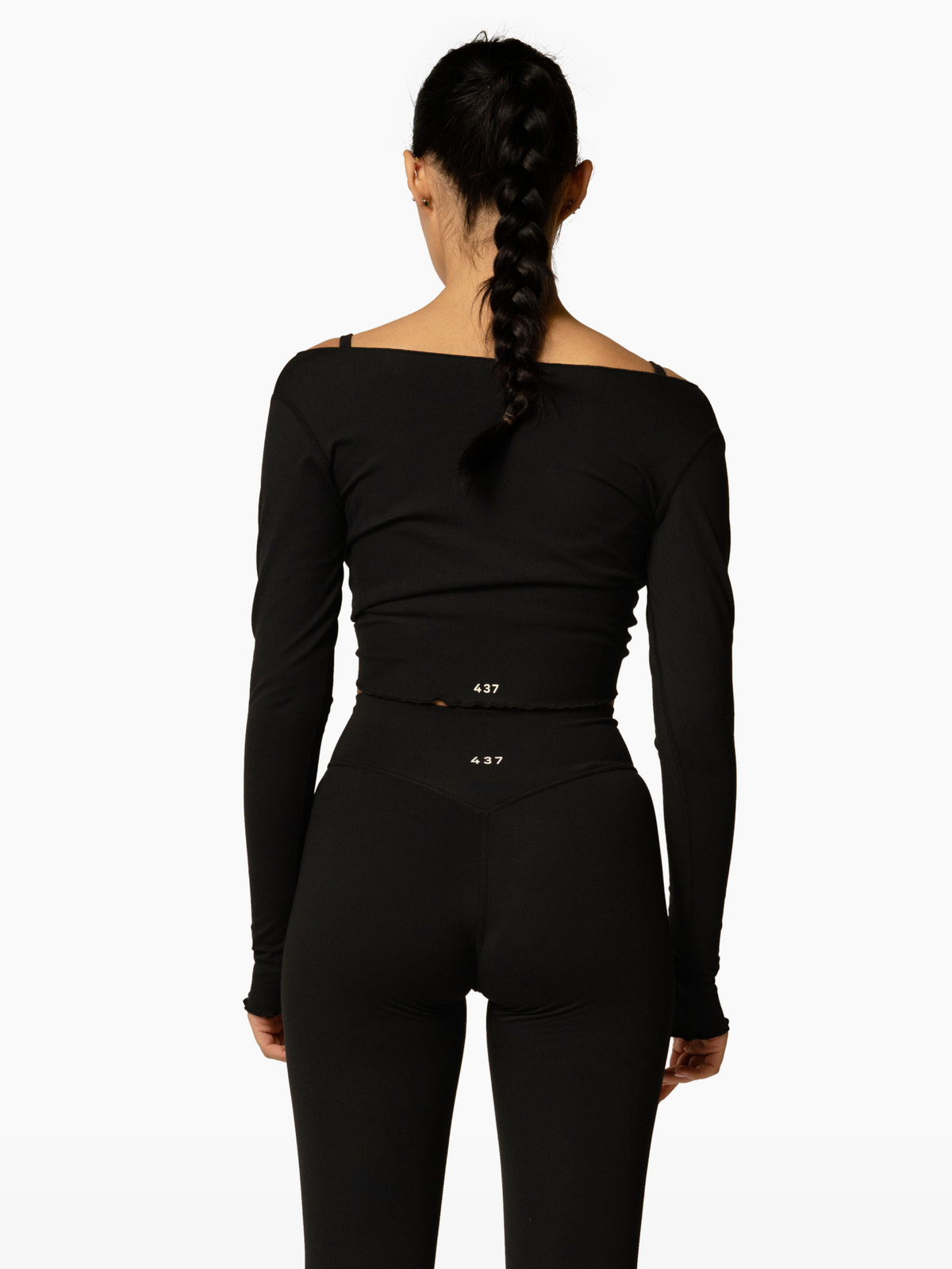 The Wrap Top / Black