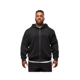 Gymshark Power Zip Up Hoodie Oversized Fit Black