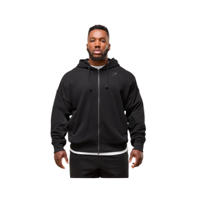Gymshark Power Zip Up Hoodie Oversized Fit Black
