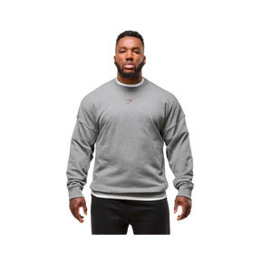 Gymshark Power Crew Oversized Fit Charcoal Core Marl