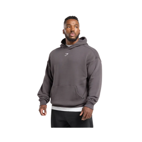 Gymshark Strength Department Animal Oversized Hoodie Greyed Purple