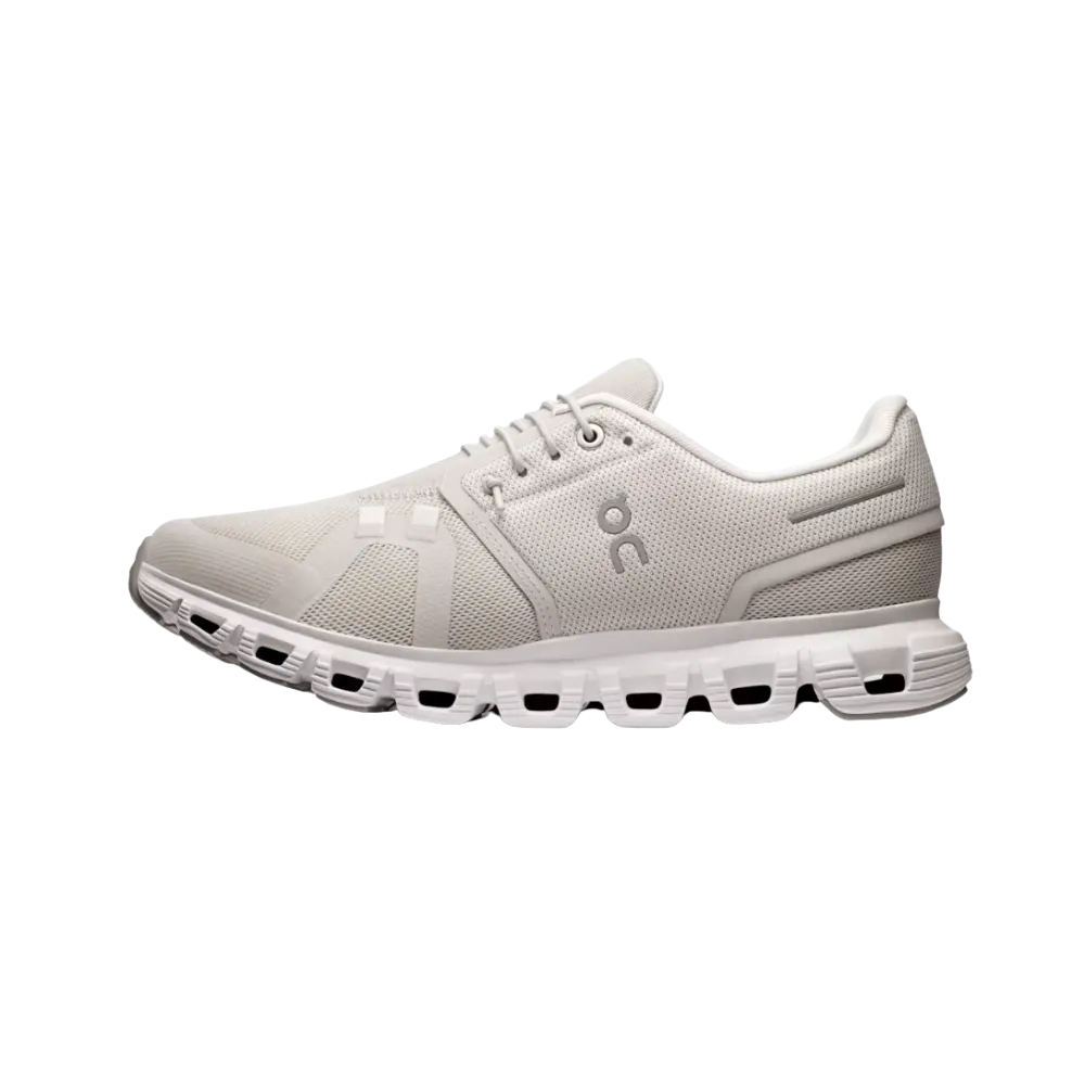 On Running Cloud 6 Pearl | White