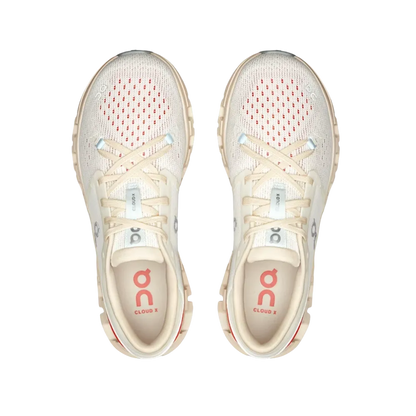 On Running Cloud X 4 Ivory | Salmon
