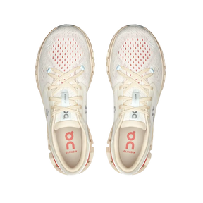 On Running Cloud X 4 Ivory | Salmon