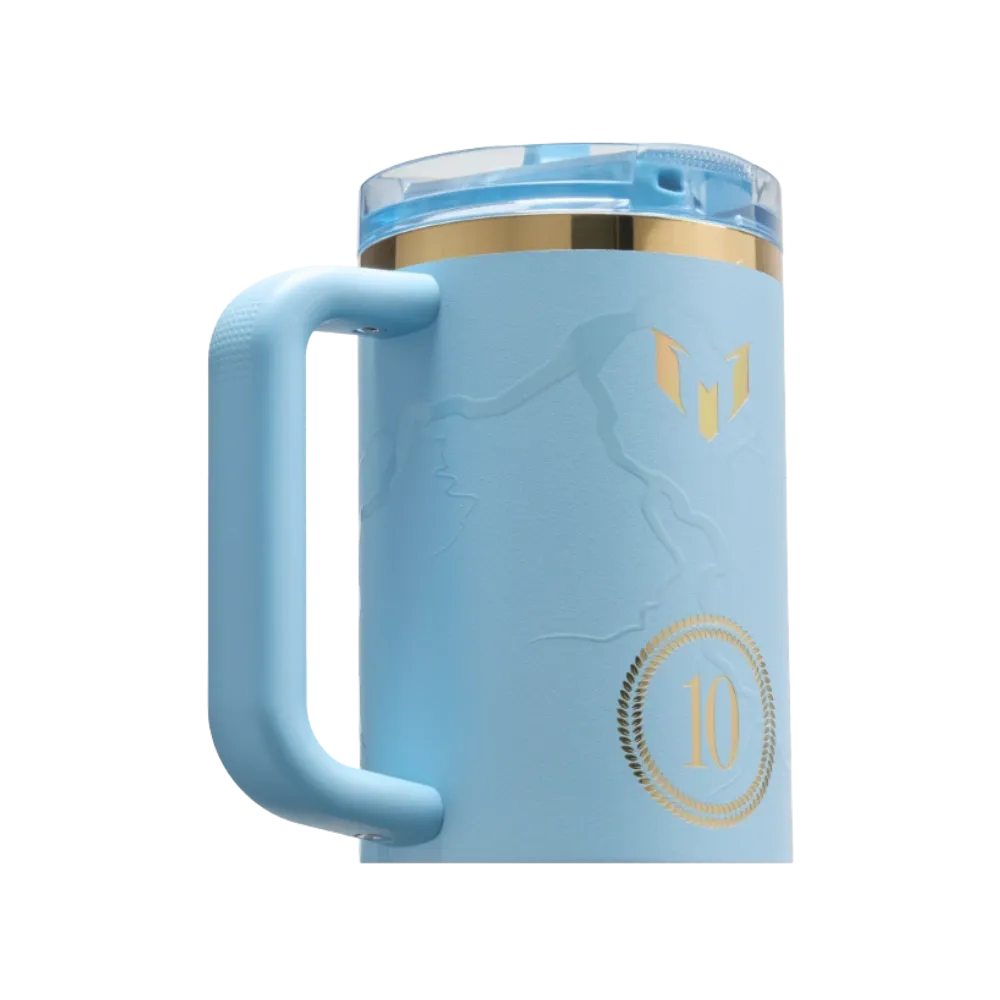 Messi x Stanley 1913 Quencher ProTour Flip Straw Tumbler "Messi Striker Blue"