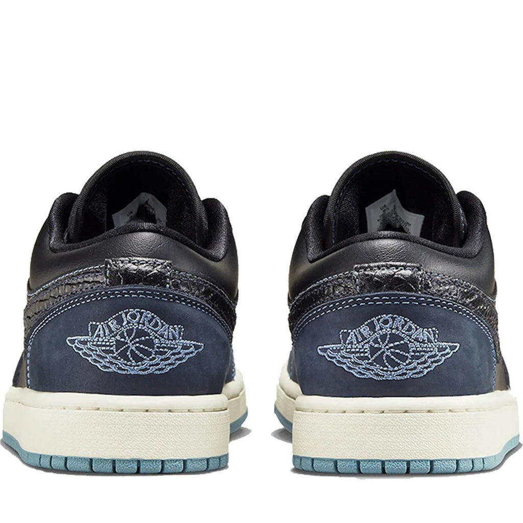 Air Jordan 1 Low Black Dark Obsidian Sail