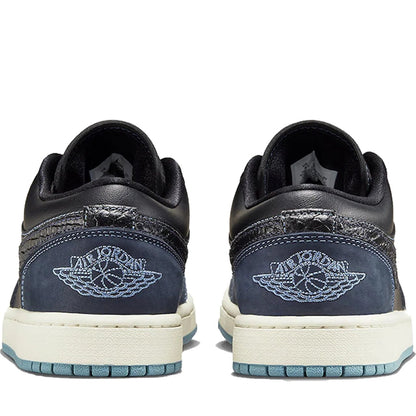 Air Jordan 1 Low Black Dark Obsidian Sail