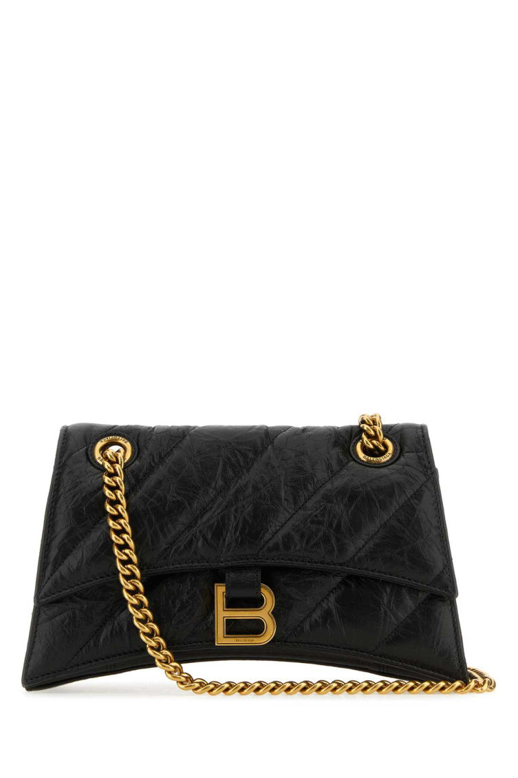 Black Hourglass Shoulder Bag