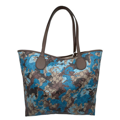 Camouflage Large GG Supreme Canvas Tote Bag
