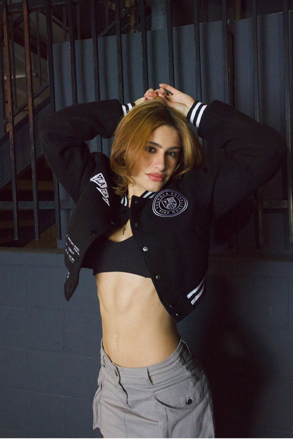 W526 Ivy League Cropped Jacket