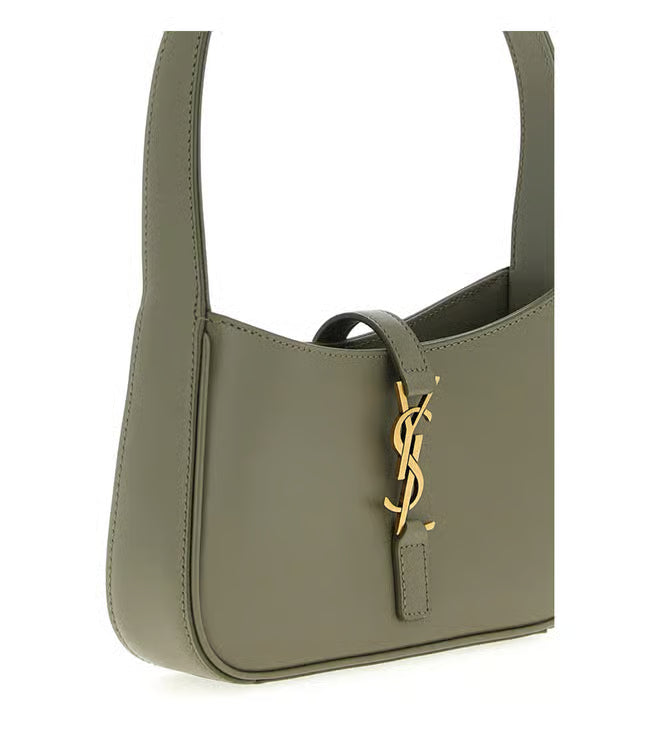 Saint Laurent Grey Le 5 A 7 Mini Shoulder Bag