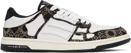 AMIRI Black & White MA Quad Skel Top Low Sneakers