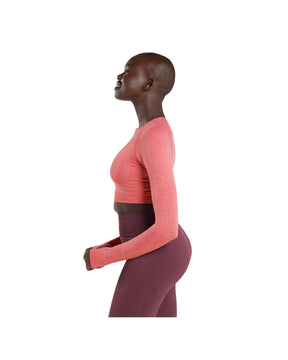 Gymshark Vital Crop Top Chilli Red Marl