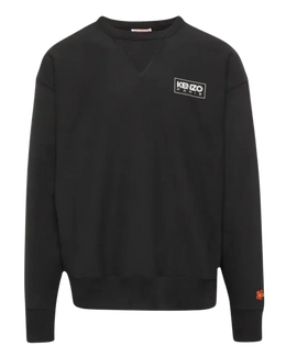 Kenzo Paris Outlined Logo Black Sweatshirt