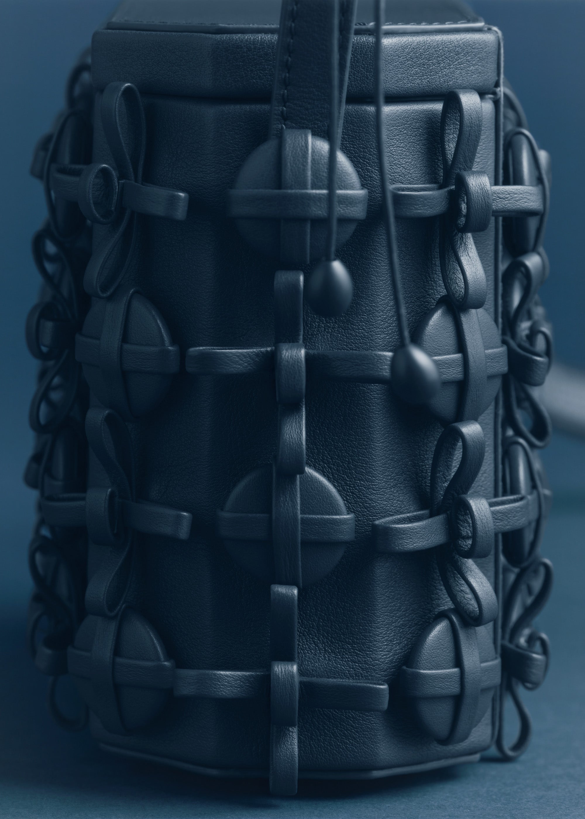 Button Bow Box - Ink