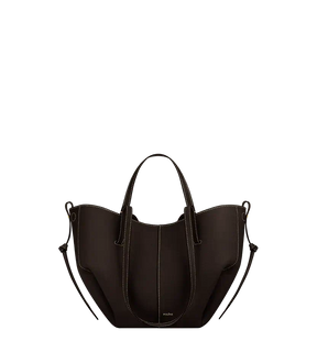 Polene Cyme Mini Edition Textured Ebony - Size: One Size Bags | Shop From The Mirage