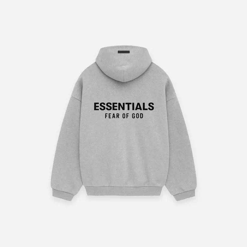 Essentials Fear of God Essentials Fleece Hoodie Light Heather Gray FW24 - Size: S Hoodies | Shop From The Mirage