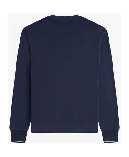 Fred Perry Classic Round Neck Cotton Sweatshirt