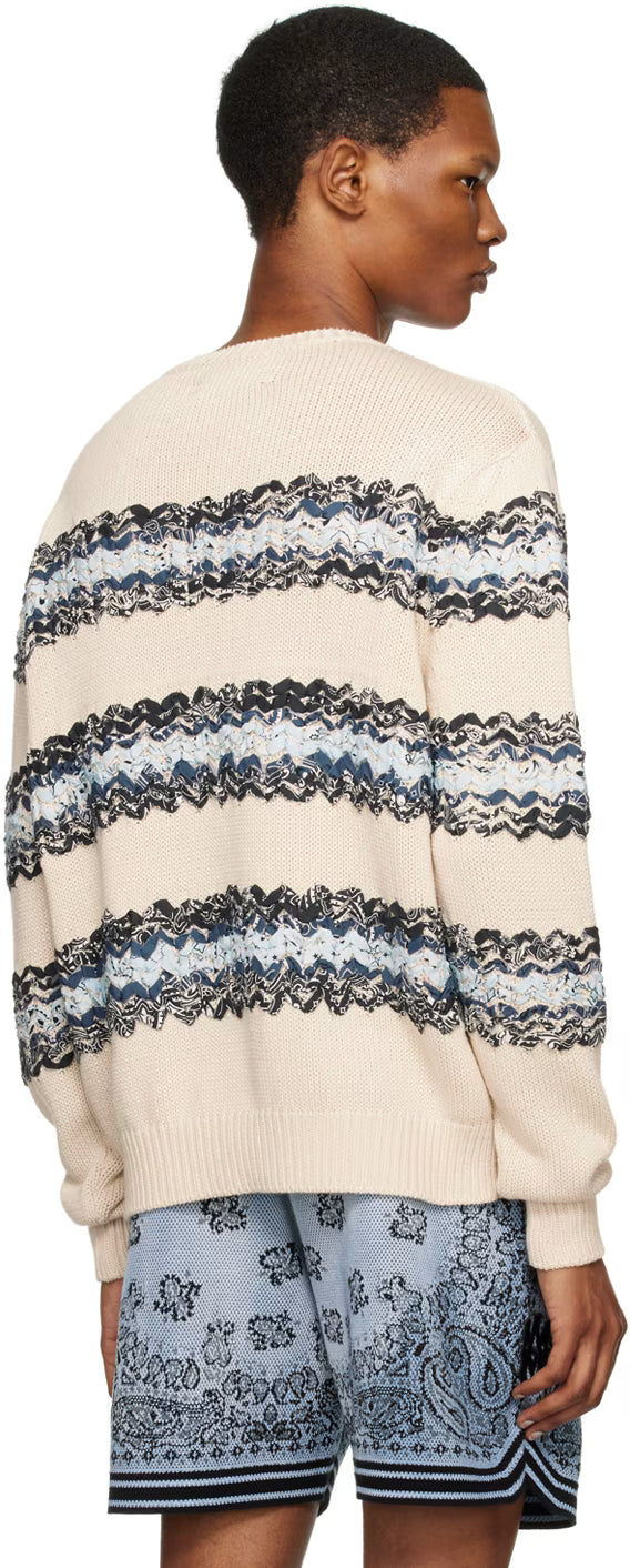 Beige Baja Bandana Sweater