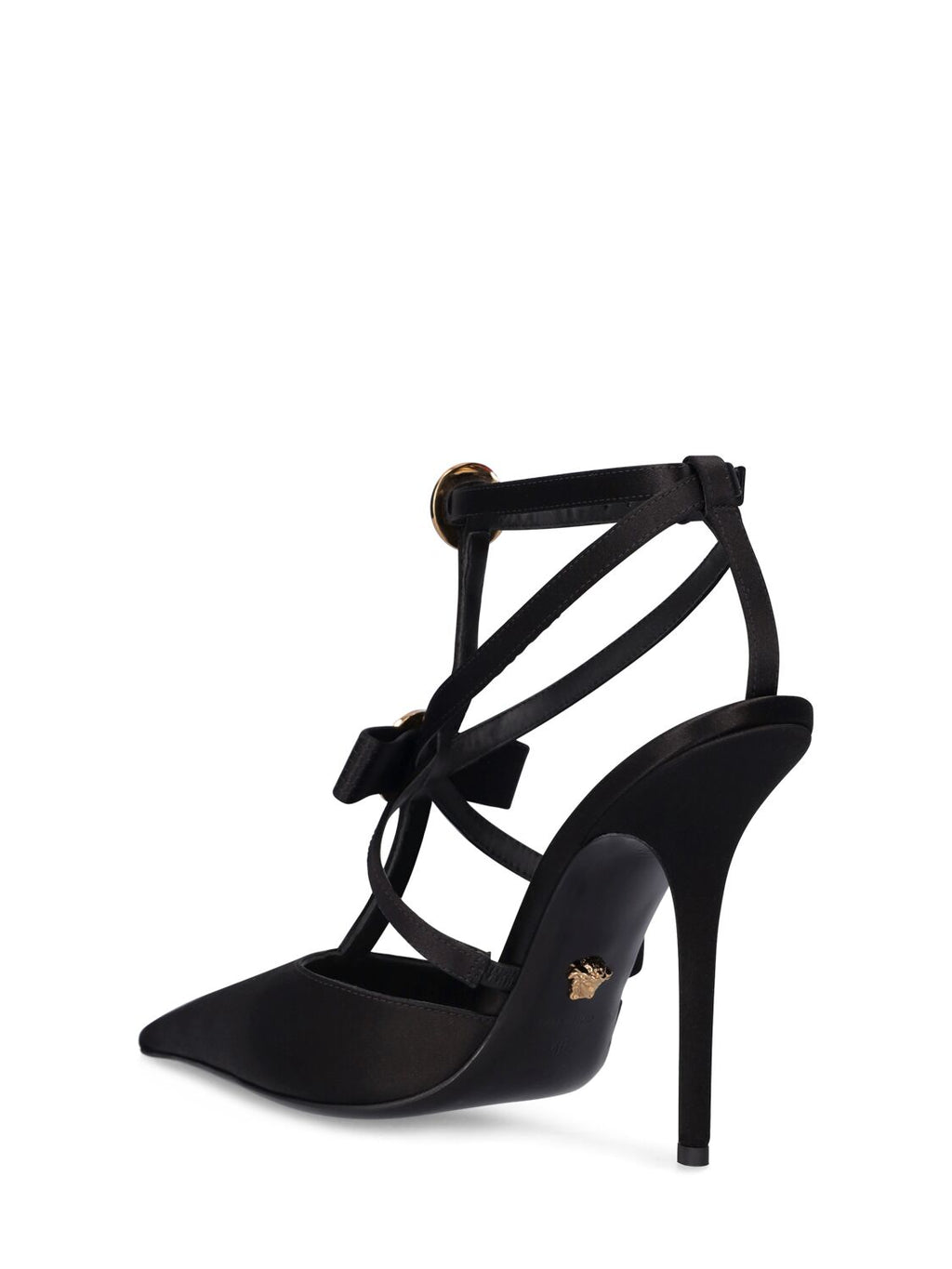 Versace Versace 110mm Satin slingback heels - Heels | Shop From The Mirage