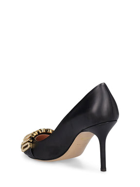 Moschino 85mm Leather high heels