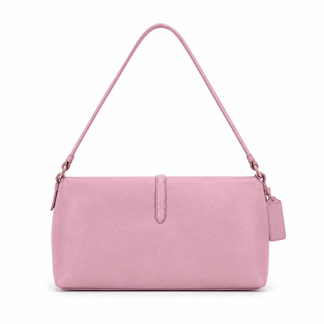 Coach Hamptons Clip Bag CP132 Bubblegum Pink Leather Archive Shoulder Purse