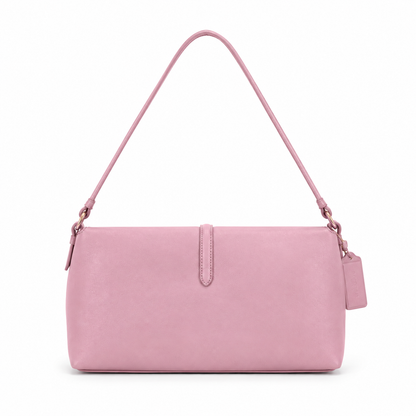 Coach Hamptons Clip Bag CP132 Bubblegum Pink Leather Archive Shoulder Purse