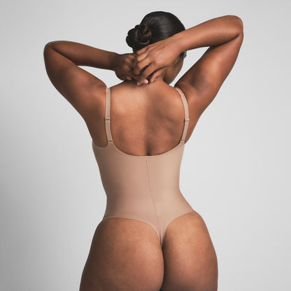 Skims Body Core Sculpt Plunge Thong Bodysuit