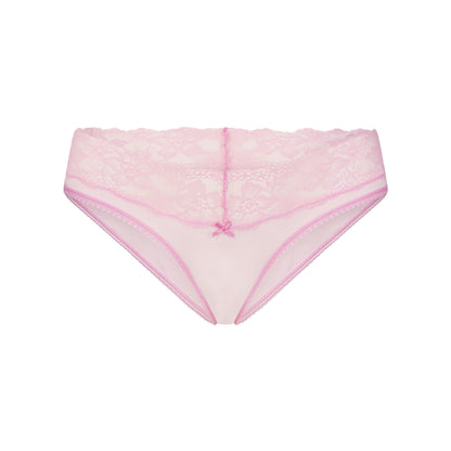 Lightweight Cotton Wide Lace Brief