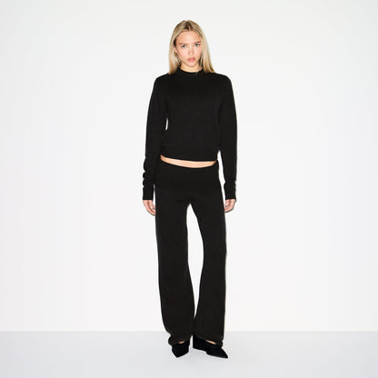 Wool Cashmere Foldover Pant